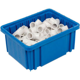 Plastic Dividable Grid Container, 10-7/8"L x 8-1/4"W x 5"H, Blue