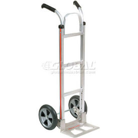 Aluminum Hand Truck Double Handle Balloon Wheels