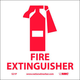 Facility Signs - Fire Extinguisher - Vinyl 7x7