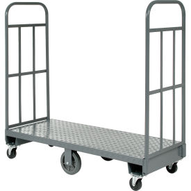 Steel Deck Narrow Aisle U-Boat Platform Truck, 60"x24", 1500 Lb. Cap.