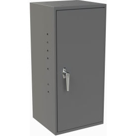 Utility Wall Mount Cabinet, 13-3/4"W x 12-3/4"D x 30"H, Assembled, Dark Gray