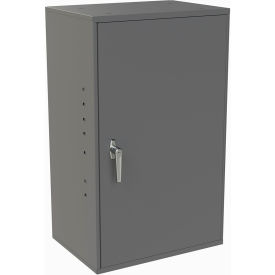 Utility Wall Mount Cabinet, 19-7/8"W x 14-1/4"D x 32-3/4"H, Assembled, Dark Gray