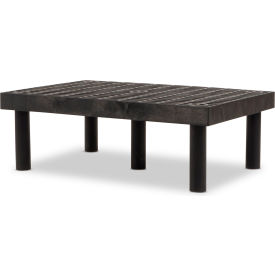 Dunnage-Rack, Grid Top, 36"W x 24"D x 12"H, Black