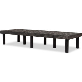 Dunnage-Rack, Grid Top, 66"W x 24"D x 12"H, Black