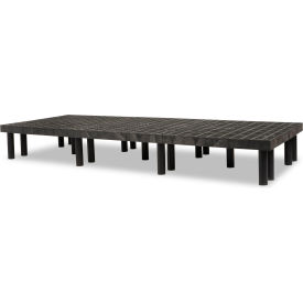 Dunnage-Rack, Grid Top, 96"W x 36"D x 12"H, Black