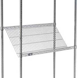 SS1848C Chrome Slant Wire Shelf 48"W x 18"D