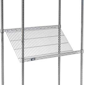 Chrome Slant Wire Shelf 36"W x 24"D