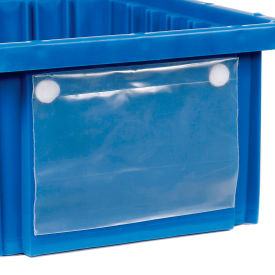 Label Holder LBL5X8 for Plastic Dividable Grid Container, 8"W x 5"H, Qty 6