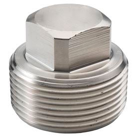 Ss 304/304l Forged Pipe Fitting 1/8" Square Head Plug Npt Male