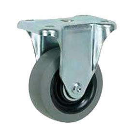 Rigid Plate Caster 5" TPR Wheel