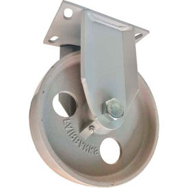 Heavy-Duty Rigid Caster - Semi-Steel 8" Dia. - 2000 Lb. Capacity