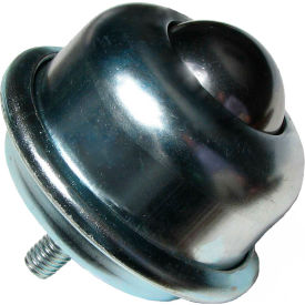 Threaded Stud Ball Transfer 1-1/2" Dia. Carbon Steel Ball 250 Lb