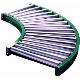 90° Curve Roller Conveyor - 22" BF - 1.9" Roller Dia. - 3" Axles - 30" Inside Radius