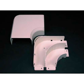 2" FiberReady Flat Elbow, White, 6-5/8"L