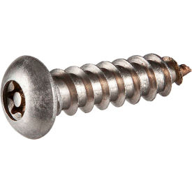 10AB x 3/4" Security Sheet Metal Screw - Button Torx Head - 18-8 Stainless Steel - Pkg of 100