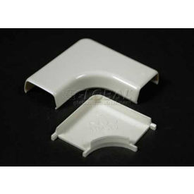 90° Flat Elbow, White, 2-1/16"L