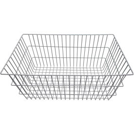 Wire Basket, 12" Chrome 24 1/2"W x 12"H x 14 1/4"D