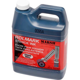 Rolmark Stencil Ink, 1 Qt., Black