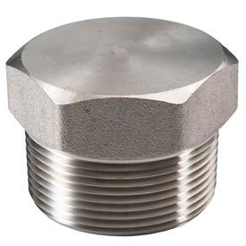 Ss 304 Barstock Hex Head Plug 1-1/2" Npt Male