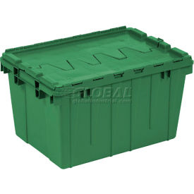 Attached Lid Container, 27"L x 16-7/8"W x 12-1/2"H, Green