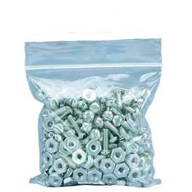 Reclosable Poly Bags, 6"W x 4"L, 2 Mil, Clear, 1000/Pack