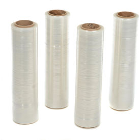 Hybrid Stretch Wrap, Cast, 47 Gauge, 18"Wx1476'L, Clear