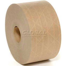 Reinforced Water Activated Tape 3" x 450' 5 Mil Tan