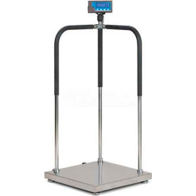 Portable Medical Electronic Physician Scale, 660lb x 0.2lb, 20-1/2" x 20-1/2"