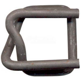 Phosphate Coated Woven Cord Strapping Buckles, 3/4" Strap Width, Pack of 1000