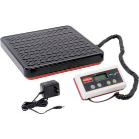 Digital Receiving Scale with Remote Display, 400lb x 0.5lb, Black/Red/White