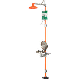 Safety Station with Eye Wash Stainless Steel Bowl and Cover, G1902BC