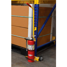 Fire Extinguisher Cart With Wall-Mounted Brackets