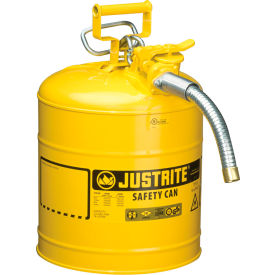 Safety Can Type II Accuflow 5 Gallon Galvanized Steel with 1" Hose, 7250230