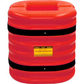 Column Protector, 10" Column Opening, 24" High, Red