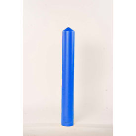 Smooth Bollard Post Sleeve 4" Blue