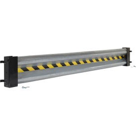 Steel Drop-In Guard Rail 8'L with 2 Brackets & Hardware, Galvanized