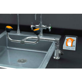 Eye Wash, Deck Mounted, 90-Degree Swivel, Right Hand Mounting