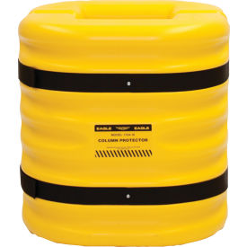 Column Protector, 8" Opening, 24" High, Yellow