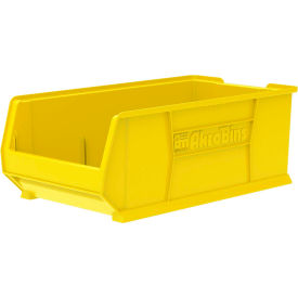 Super-Size Plastic Stacking Bin, 16-1/2"W x 29-7/8"D x 11"H, Yellow