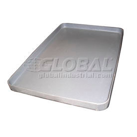 Rotationally Molded Plastic Tray 38 x 26 x 2-1/2 Gray