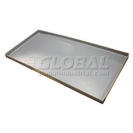 Rotationally Molded Plastic Tray 48x48X2 Gray