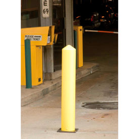 Poly Bollard Post Yellow 5"W x 42"H, 1731