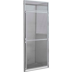 1-Tier 1 Door Bulk Tenant Storage Locker, Add On, 36"Wx60"Dx90"H, Gray, Unassembled