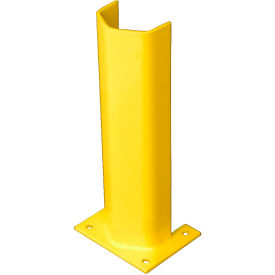 1/2" Thick 18" H Steel Post Protector Yellow