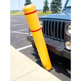 52"H FlexBollard - Concrete Installation - Yellow Cover/Red Tapes