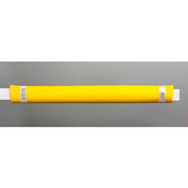 50"W Soft Nylon Gate Arm Cover - Yellow Cover/White Tapes