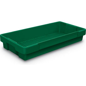 Plastic Utility Tray Dark Green 26" L x 12-1/2" W x 4-1/2 H