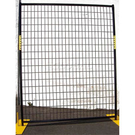 Welded Wire Black Powder Coat Fence - 5'W x 6'H Kit