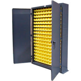 Heavy Duty Slim Line Bin Cabinet - With 187 Bins 48x10x72
