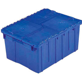 Flipak Plastic Distribution Container, 19-11/16"L x 11-13/16"W x 7-5/16"H, Blue